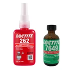 Красная жидкость с высокой вязкостью, Loctite 262, резьбовой клей для запечатывания резьбы, клейкий фиксатор резьбы 7649, ускоренный отвердитель