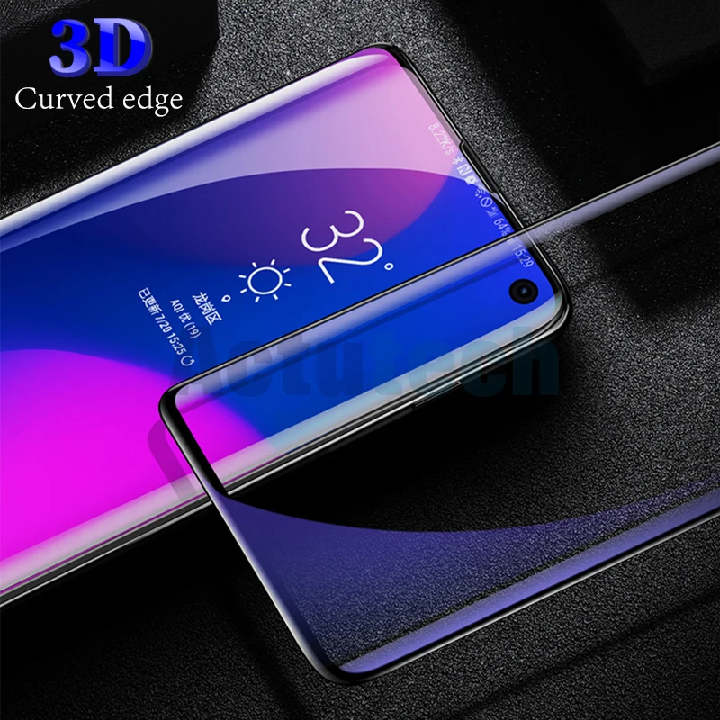 Защитное стекло для samsung galaxy S10 plus протектор экрана lite light S10e закаленная пленка