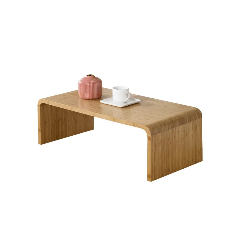 Журнальный столик из цельного дерева небольшой плоский и стул Простой