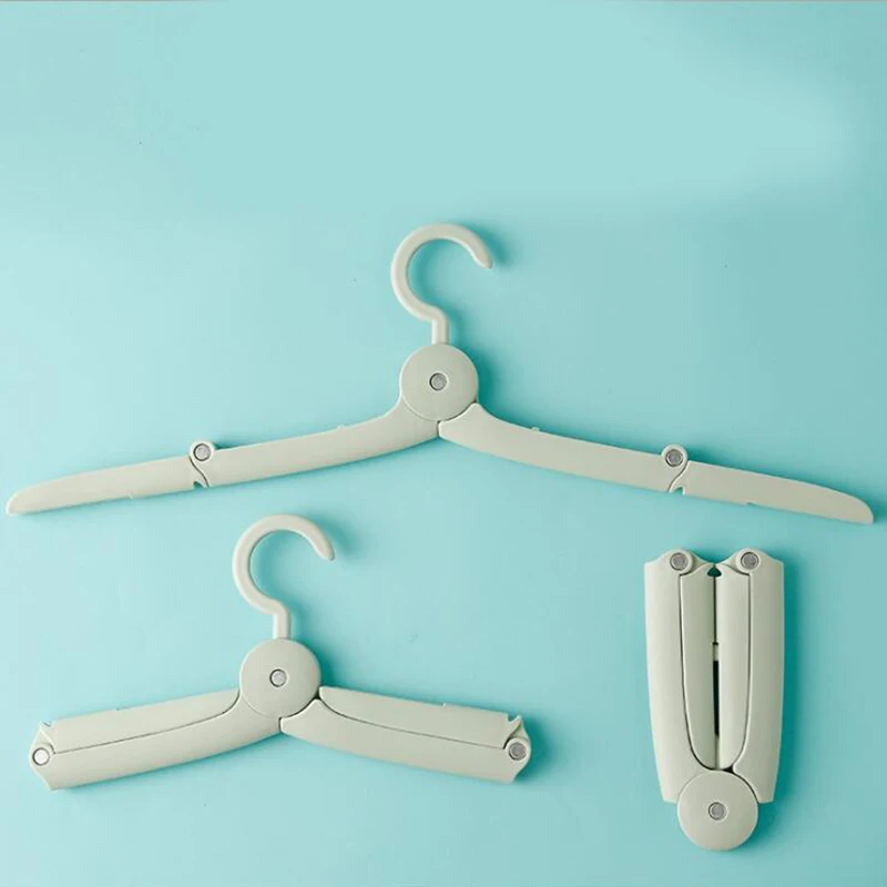 

10Pcs Portable Folding Hanger Multi-Functional Travel Hanger Camping Travel Clothing Drying Cloth Hangers Storage