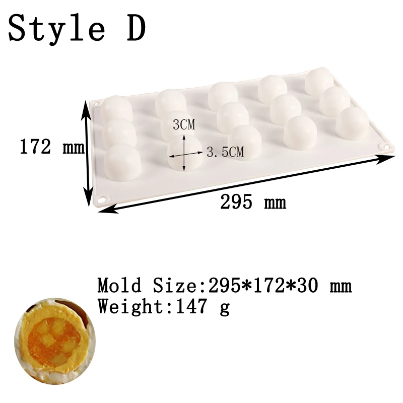 4 стиля французский десерт пасхальное яйцо форма силиконовая для торта