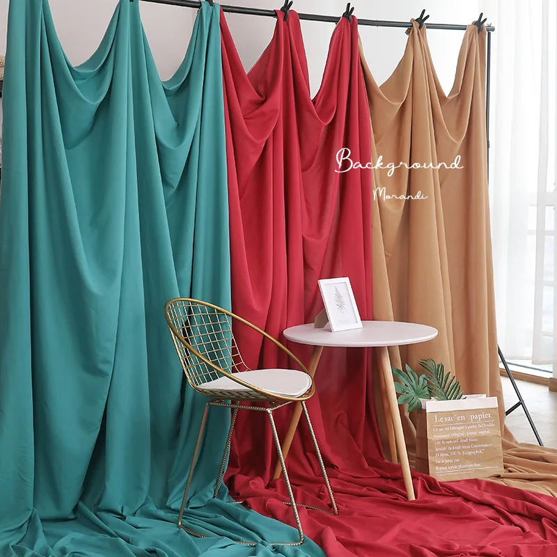 

3X6M Backdrop Background Photography Props For Photo Studio ins Pure Color Background Cloth Green Screen Photography Accessories