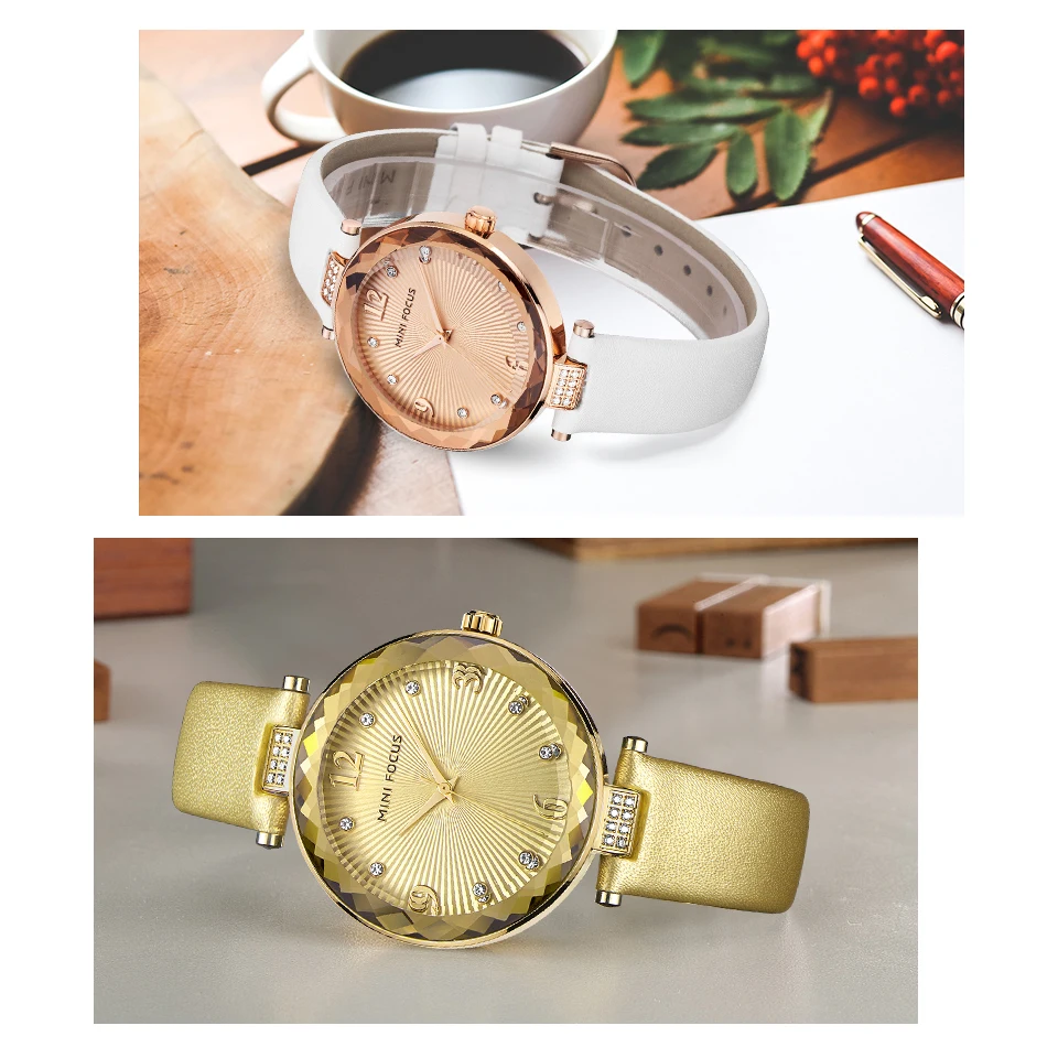 Часы наручные MINI FOCUS женские кварцевые брендовые Роскошные Аналоговые модные