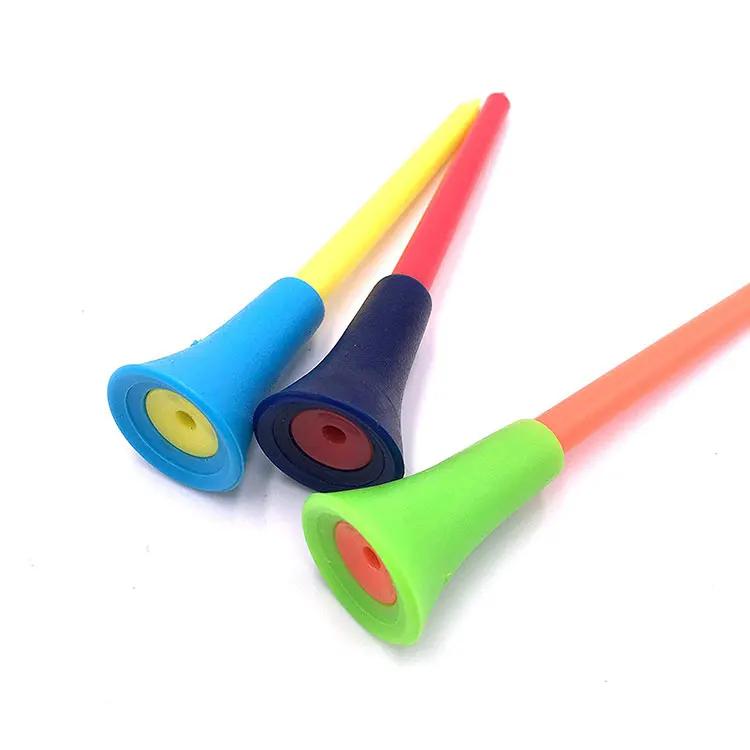 5 шт./лот пластик 73 мм тройники для гольфа Прочная резиновая подушка Топ тройник