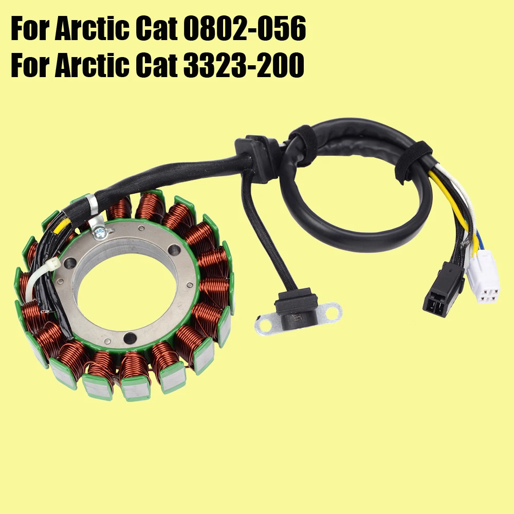 

Stator Coil for Arctic Cat ATV 400 500 425 450 366 350 TRV400 TRV450 TRV500 XC450 XR500 Alterra 400 500 Automatic 0802-056