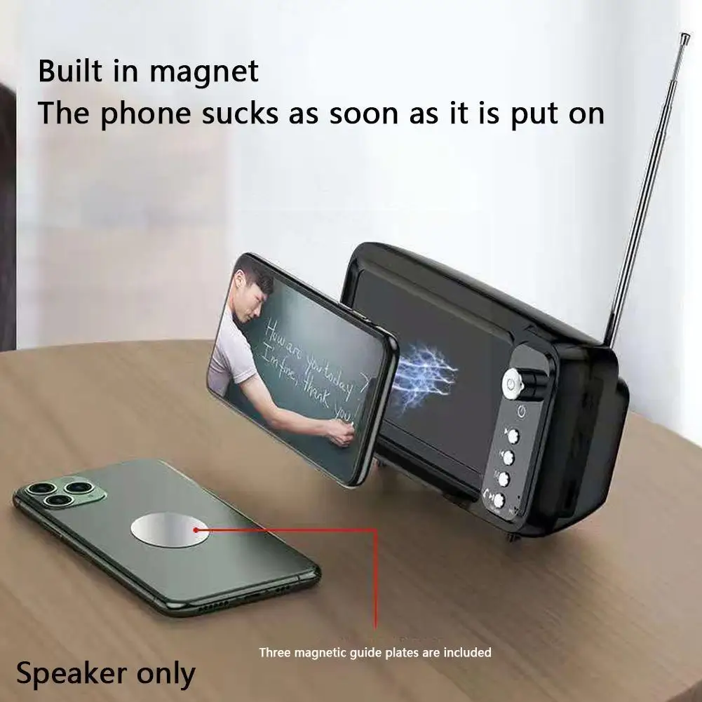 

2in1 Bluetooth-compitable 5.0 Transmitter Receiver Magnetic Table Holder Wireless Home Tv Stereo Audio Adapter For Ip N5p4