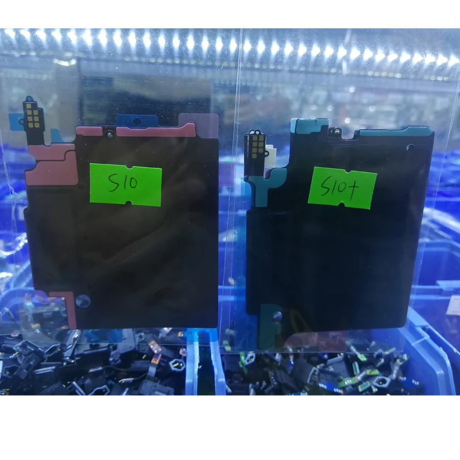 Беспроводной зарядный чип панели с NFC антенной катушка наклейка для Samsung Galaxy S10 G973