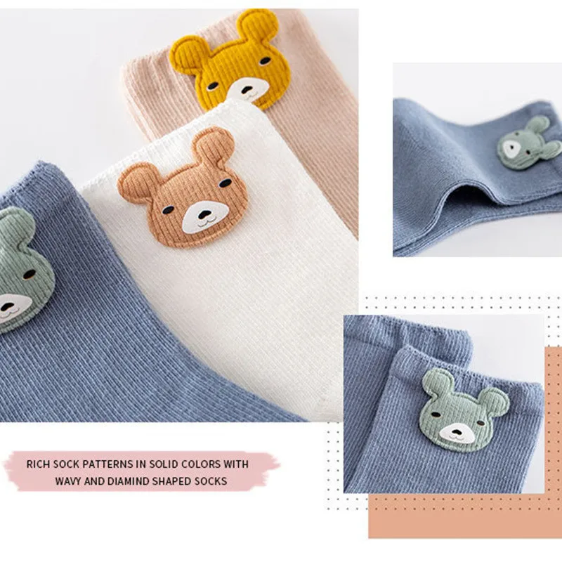 

3 Paris/lot Children Socks Cartoon Accessories Newborn Socks for Baby Boys Girls Cotton Cute Children's Sock Kids Clothing