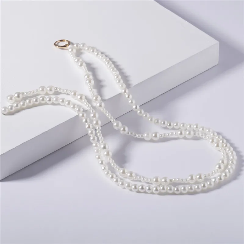 ZVZO Новая мода имитация жемчуга Hairband для женщин аксессуары для волос девушки длинный бахрома узел веревка массивные волосы советы подарки