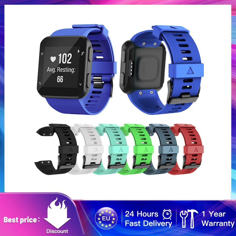 Для Garmin Forerunner 35 спортивный силиконовый ремешок умные часы модные умные аксессуары Самая низкая цена