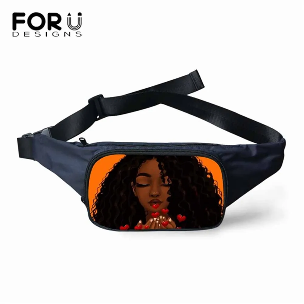 Забавная сумка FORUDESIGNS для женщин волшебные африканские поясные сумки девушек