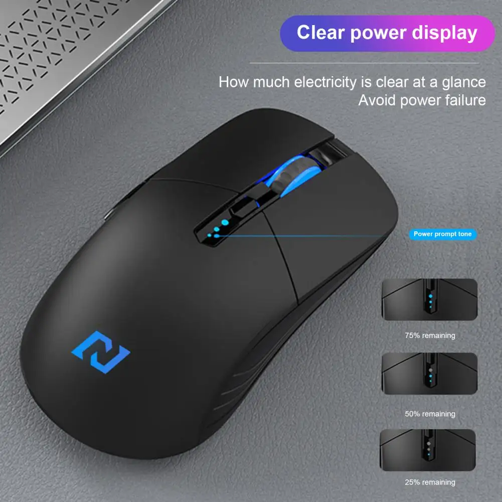 Компьютерная мышь практичная игровая со встроенным аккумулятором 2 4G Компактная