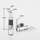 Родий углеродного волокна Лопата Вилка спикер кабель Винт блокировки разъем клеммной вилки