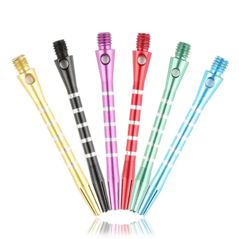 

1/6/10 PCS Professional Aluminium Alloy Darts Shafts 6 Colors Replacement Accessories Gadgets For Darts Gaming Darts Rod 2020
