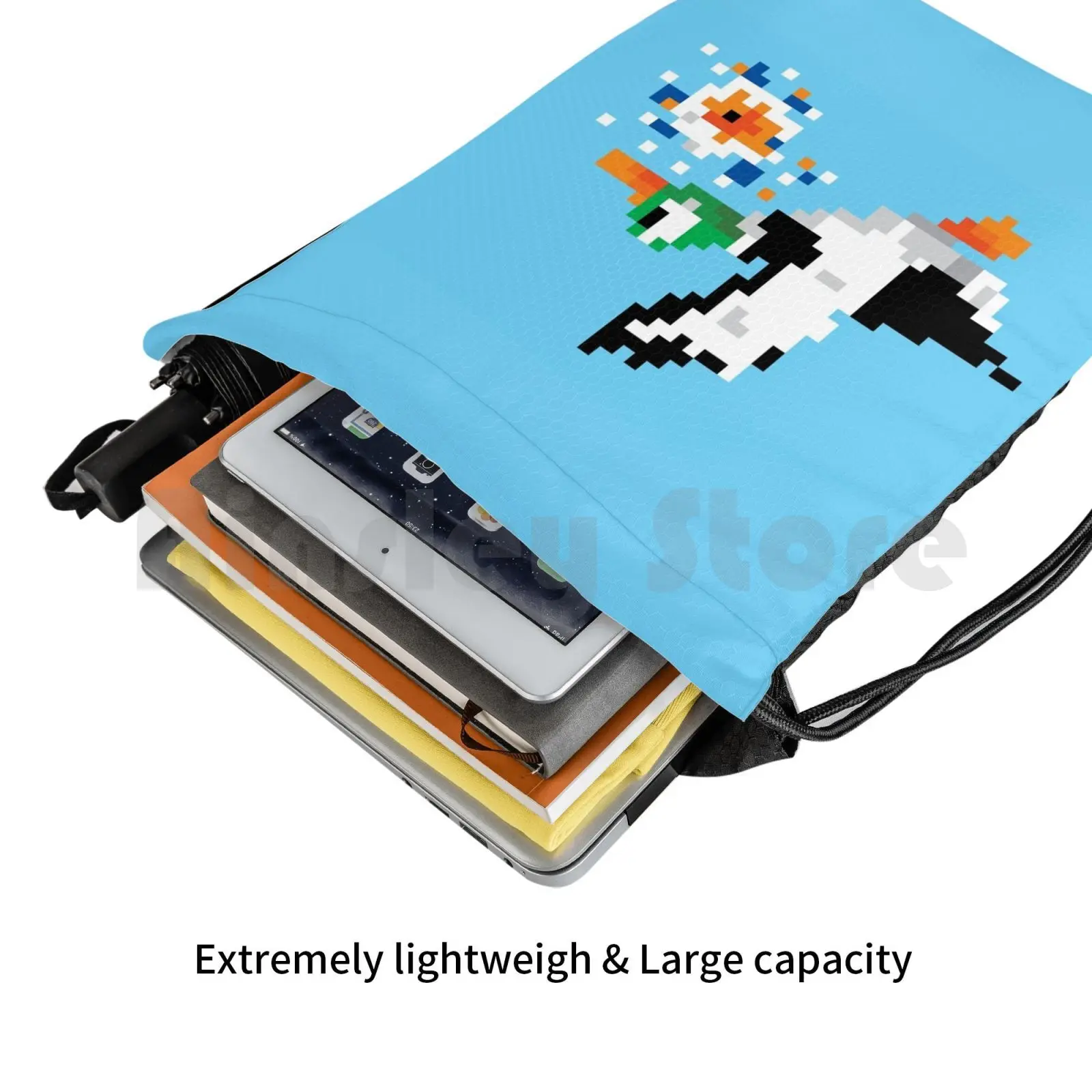 8-битный рюкзак Duck Hunt 'miss' сумка на шнурке спортивная для верховой езды