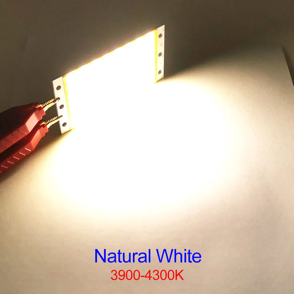 

cooleeon Светодиодная панель COB 15 Вт 94x50 мм теплый/холодный белый синий красный зеленый