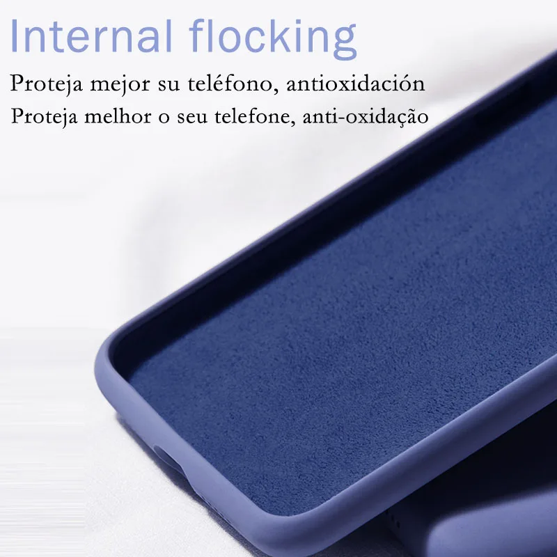 original liquid silicone phone case for huawei p30 lite p20 p40 mate 20 30 honor 20 pro p smart 2019 luxury soft protector cover free global shipping