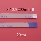 3 шт.лот, Новый гибкий кабель FFC FPC для ASUS A55V K55V, тачпад, длина гибкого кабеля 20 см, 8-контактный 0,5 мм, шаг 8pin B Тип