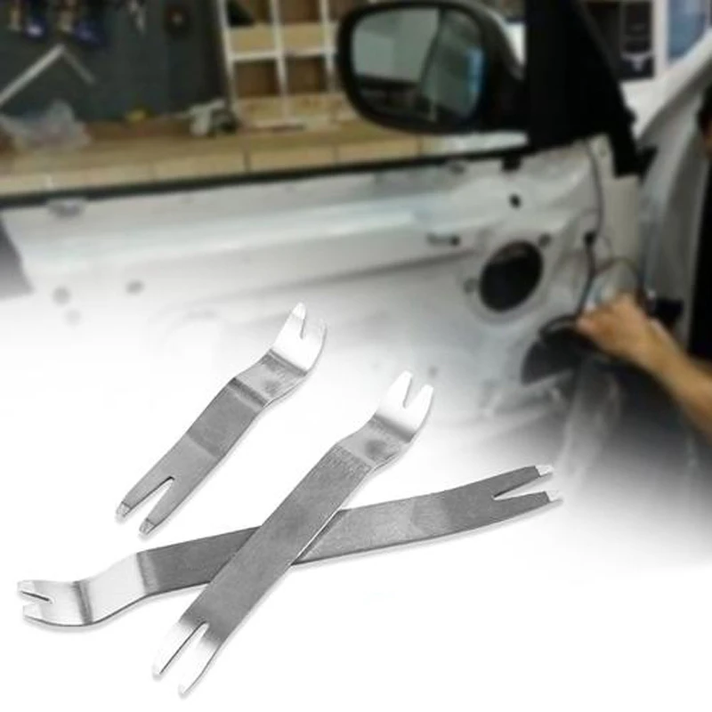 

6PCS Car Radio Door Clip Panel Trim Dash Audio Removal Pry Tools Moulding Kits