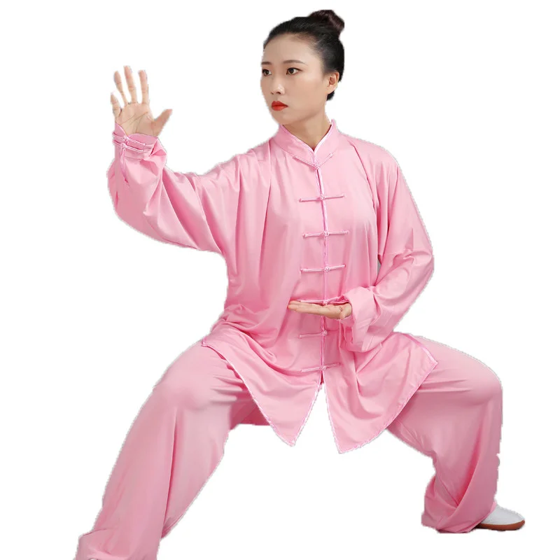 

Martial Arts Sets Summer Women's Thin Tai Chi Suit Summer Long Sleeve Shadowboxing Practice Clothing Men Clothing Chinese Style