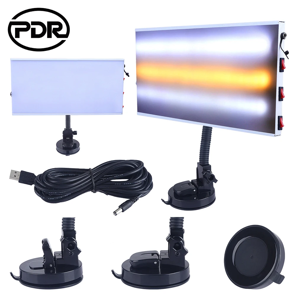 barato Super Pdr Led Luz De Liga De Alumínio Placa De Linha De Listra Led Sem Pintura Ferramentas De Reparo De Dente Suporte De Ajuste De Luz Led
