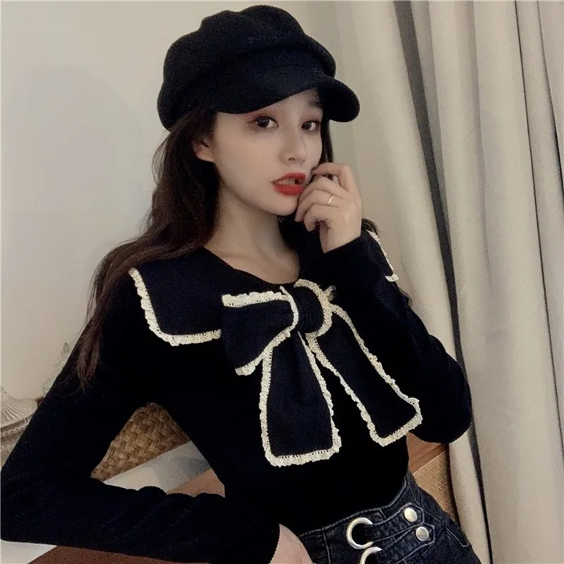 Joinyouth женские топы корейские одноцветные с бантом полная Harajuku блузки новинка 2020