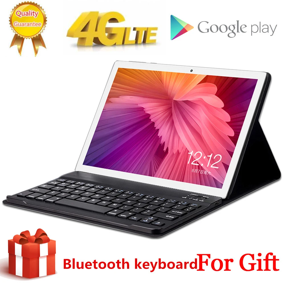Бесплатный подарок BlueTooth клавиатура Tabletr 4G LTE 10 1 дюймов 2.5D планшетный ПК Deca Core MT6797 8