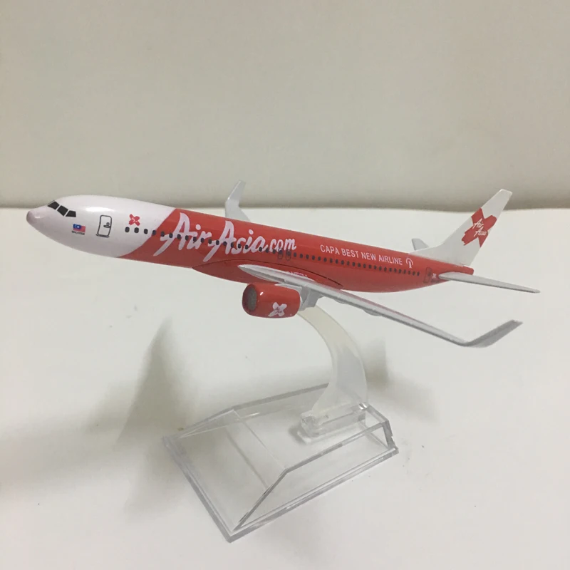 Модель самолета JASON TUTU 16 см AirAsia модель Аэробус A320 Боинг 737 1:400 Литые металлические
