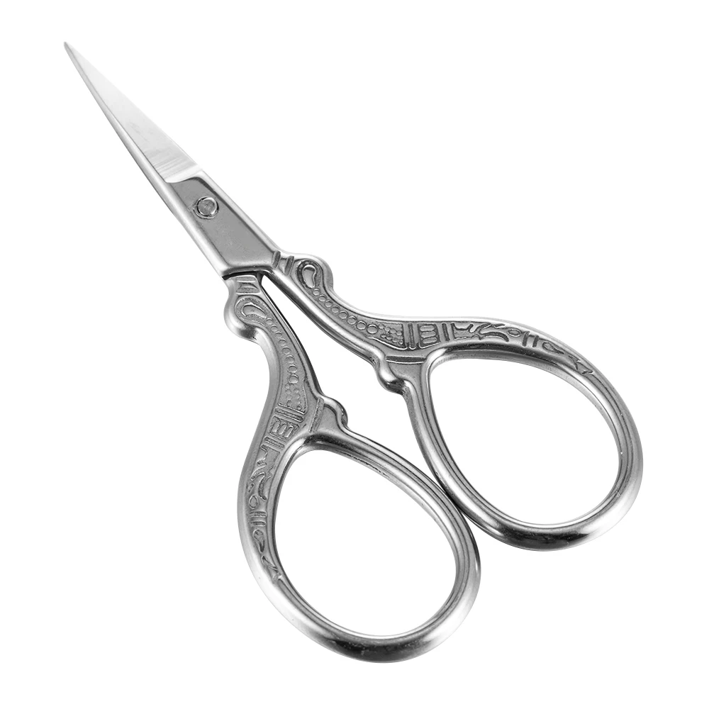 

Stainless Steel Nail Cuticle Trimmer Scissor Eyebrow Comb Scissors Manicure Classic Beauty Makeup Facial Hair Remover Tool Small