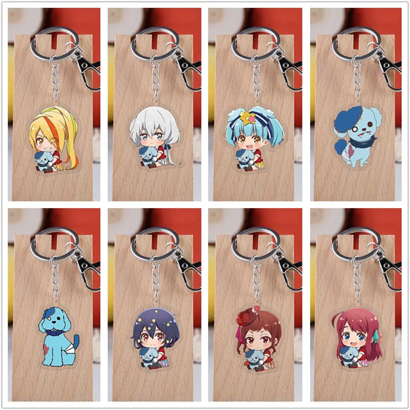 10 шт./лот аниме зомби земля Сага акриловый брелок игрушка фигурка минимото Сакура