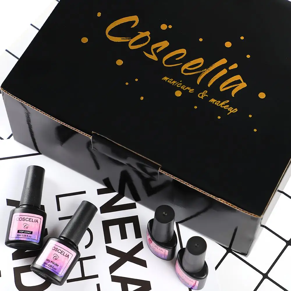 COSCELIA набор гель-лаков для ногтей наращивания дизайна впитывающий гибридный