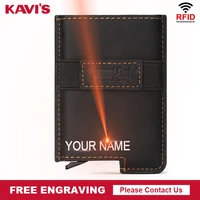 2021 new aluminum metal credit business mini card wallet quality man women smart wallet business card holder walets money clip