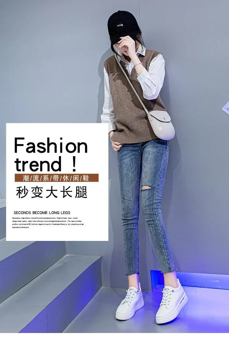 

Little white shoes female summer spring 2021 new casual all-match increase in women's shoes net red hot white shoes