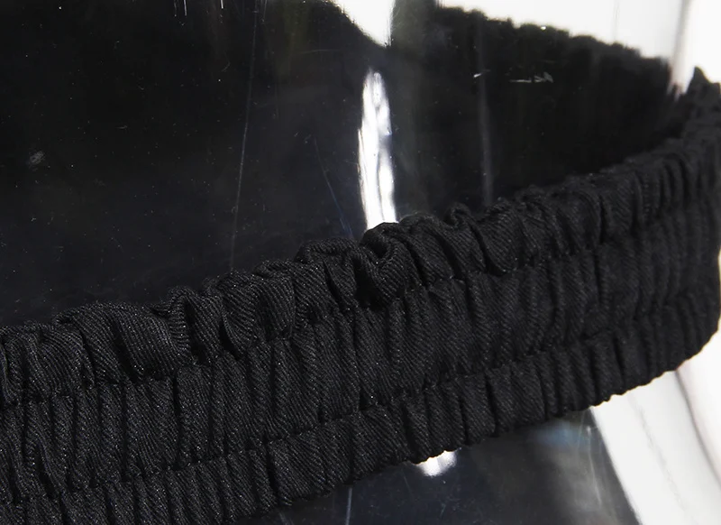 

DEAT Women Black Cross Bandage Short Blazer New Lapel Long Sleeve Loose Fit Jacket Fashion Tide Autumn Winter winter 2021 1T126