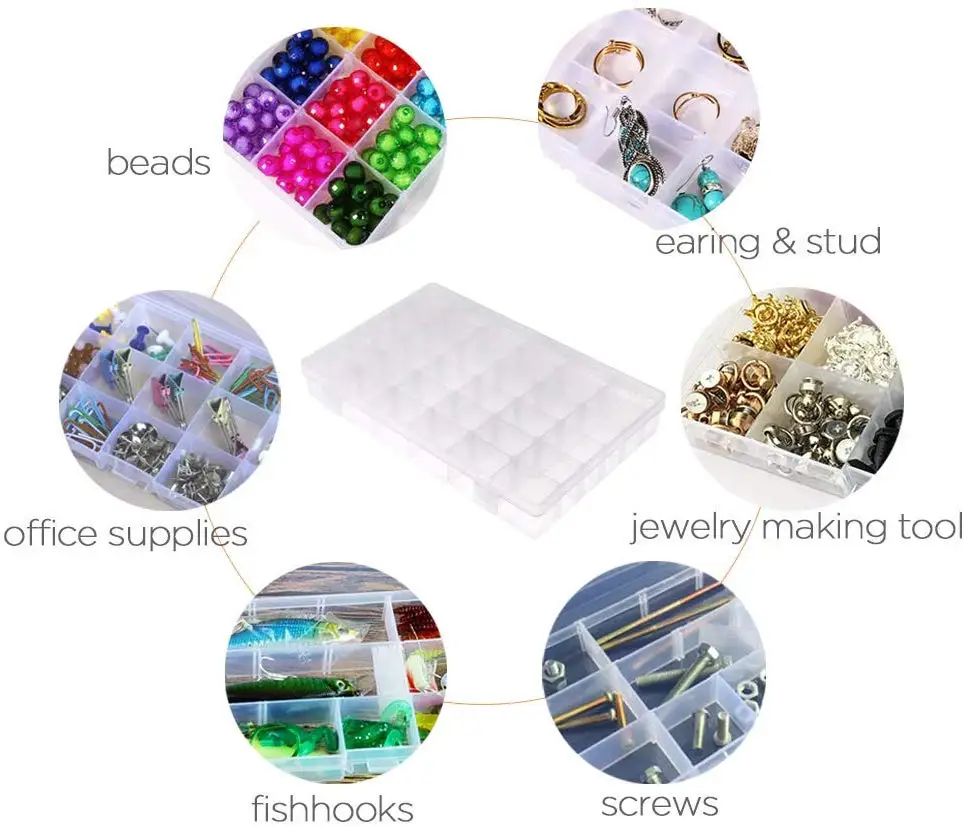 Нитки для вышивки крестиком шпульки с 24 ячейками пластиковая коробка хранения