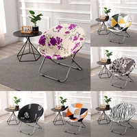 single sofa chair cover modern simplicity moon chair cover stretch printed folding chair cover elastic washable seat protector