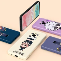 jujutsu kaisen gojo satoru for huawei y5 y6 y7 y9 pro prime 2019 y7p 2020 y5p y6p y7a y9a y9s y6s liquid silicone tpu phone case