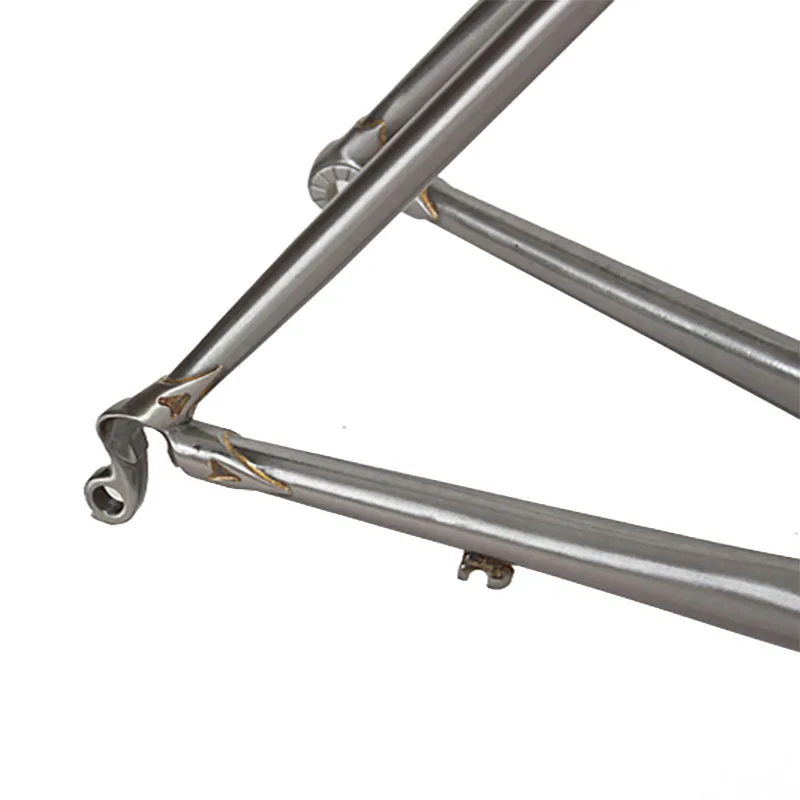 700C колеса 4130 Хромомолибденовая сталь Fixie рама для велосипеда медная