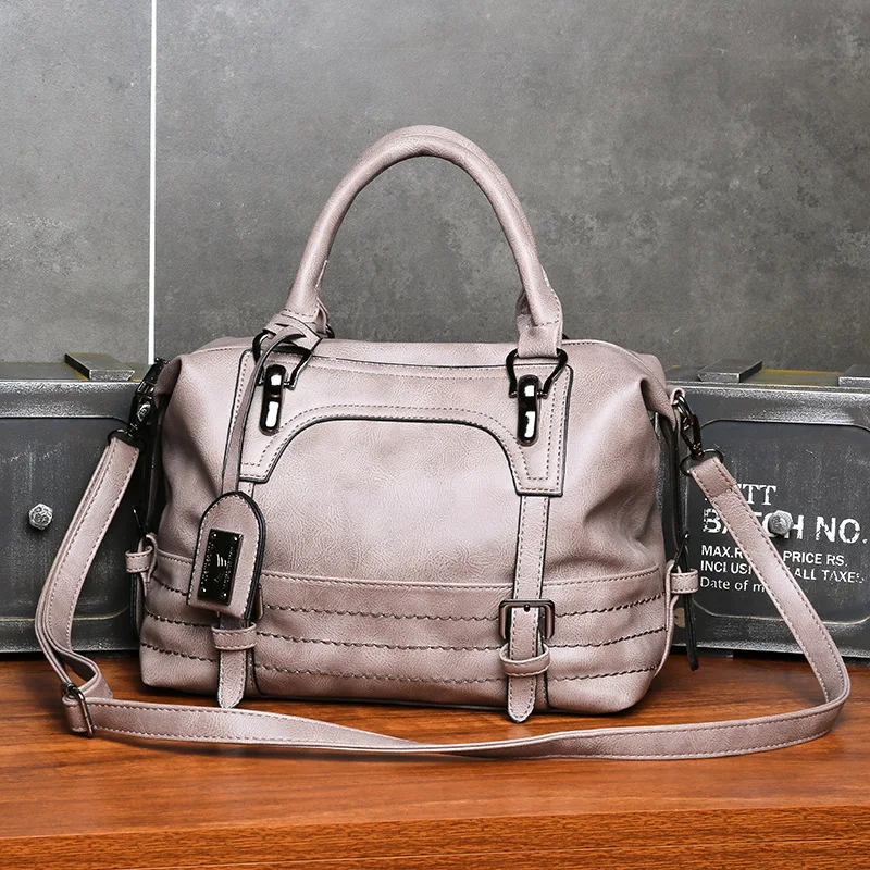 Женская сумка из искусственной кожи винтажная женская на плечо Большая