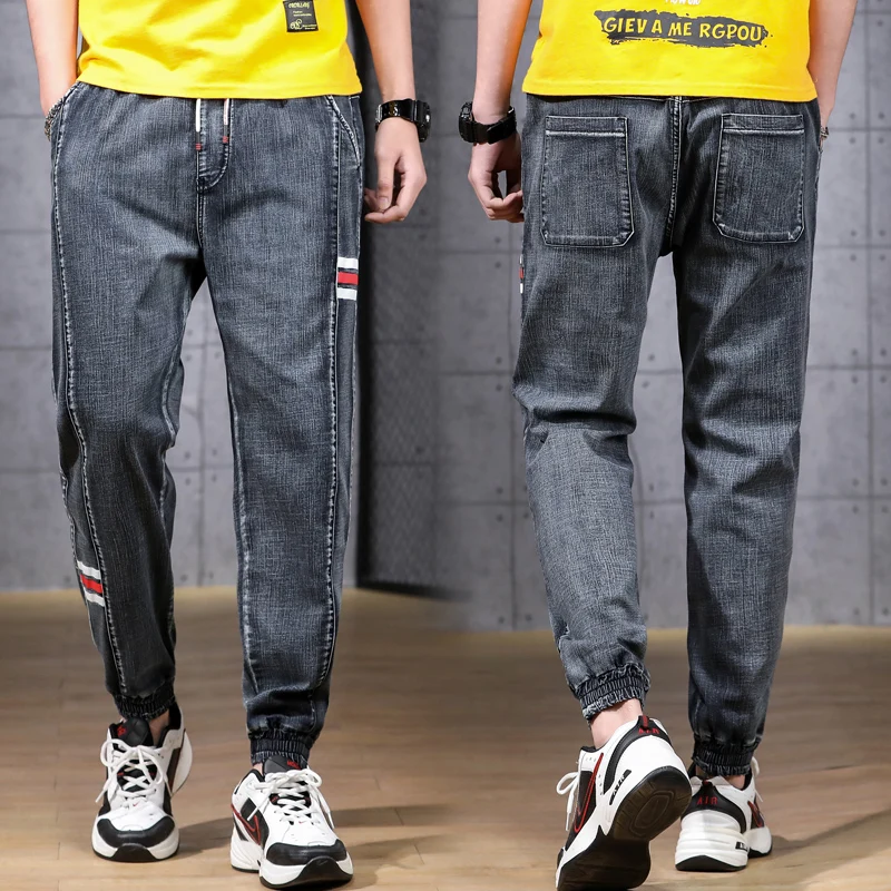 8XL 9XL 10XL Men Cotton Big Size Jeans Loose Large Japanese Feet Harem Pants Autumn New Trend Men's Stretch Long | Мужская одежда