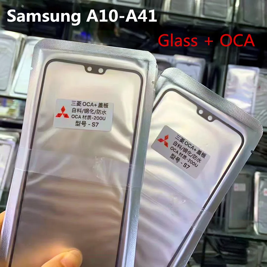 

5PCS Front Glass Screen with OCA Replacement High Quality Touch Lens for Samsung Galaxy A10E A10s A11 A20s A20E A21s A30 A31 A40