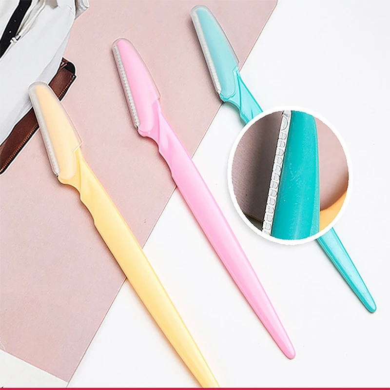 Инструмент для удаления волос на лице женщин бритва макияжа триммер безопасного