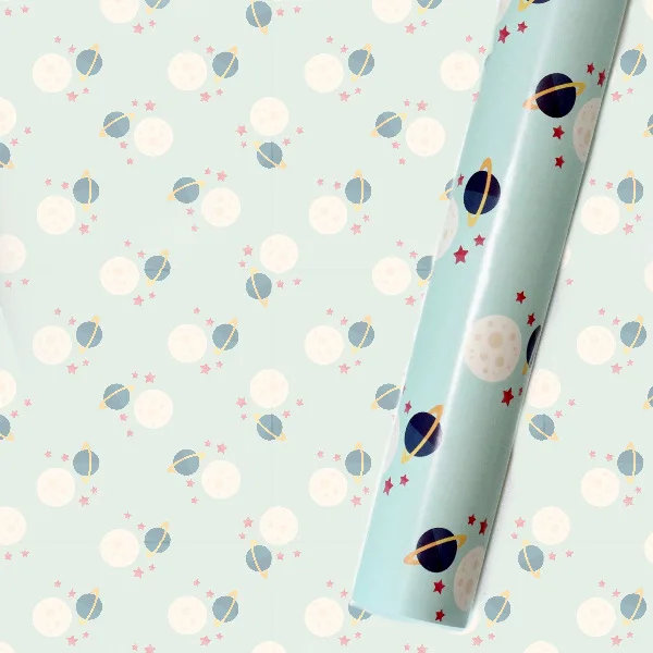 Galaxy упаковочная бумага градиент праздничный подарок украшение роскошный Омбре