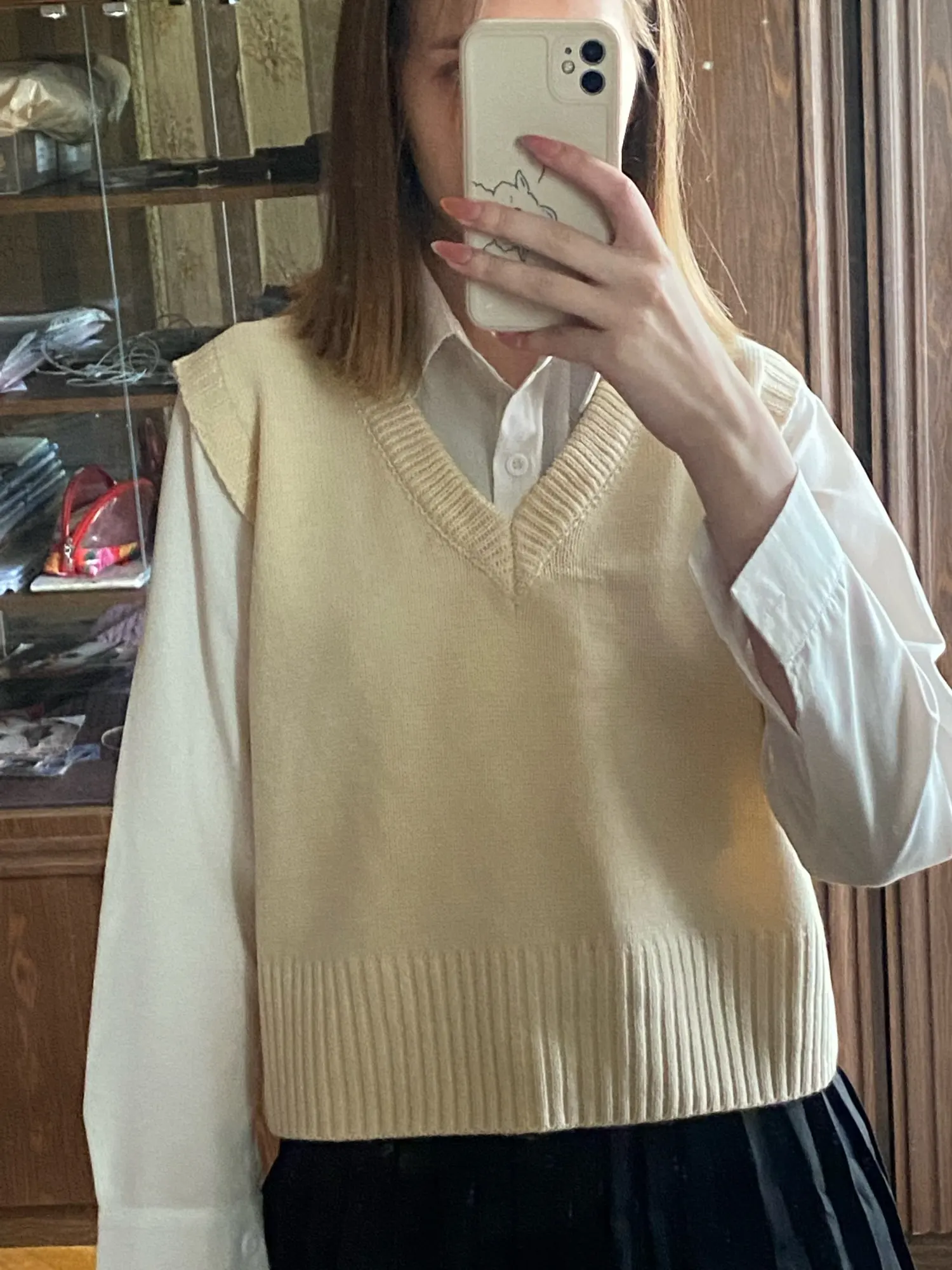 Женский жилет свитер зимнее вязаное пальто теплый пуловер без рукавов Жилеты для