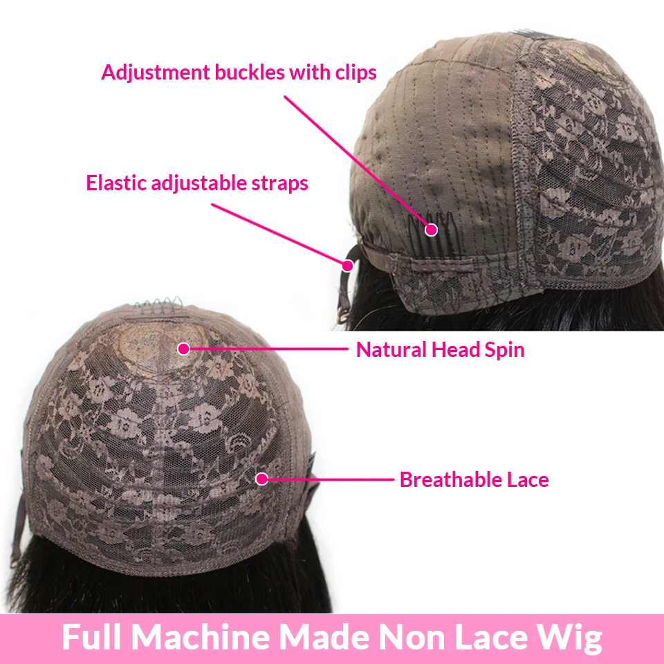 

Cheap 150 Density bone straight human hair wig With Bangs Full Machine Made Wigs Bob Brazilian Hair Wigs With Bangs