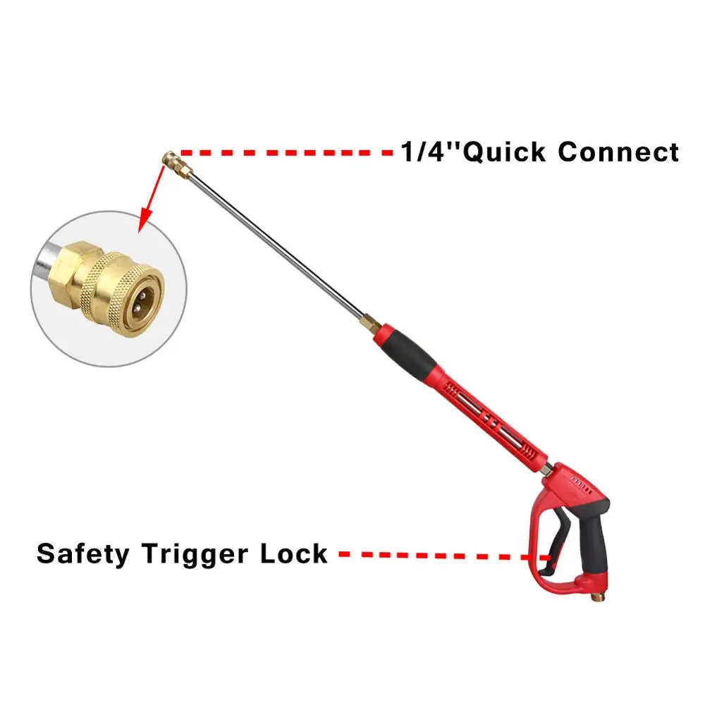 Ручной моечный пистолет высокого давления 5 насадок для моек | Автомобили и