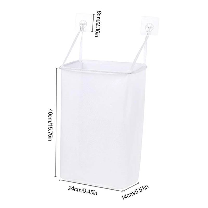 

Wall Hanging Hamper Paste Dirty Clothes Storage Basket Bathroom Portable Travel Hotel Simple Laundry Basket Dirty Clothes