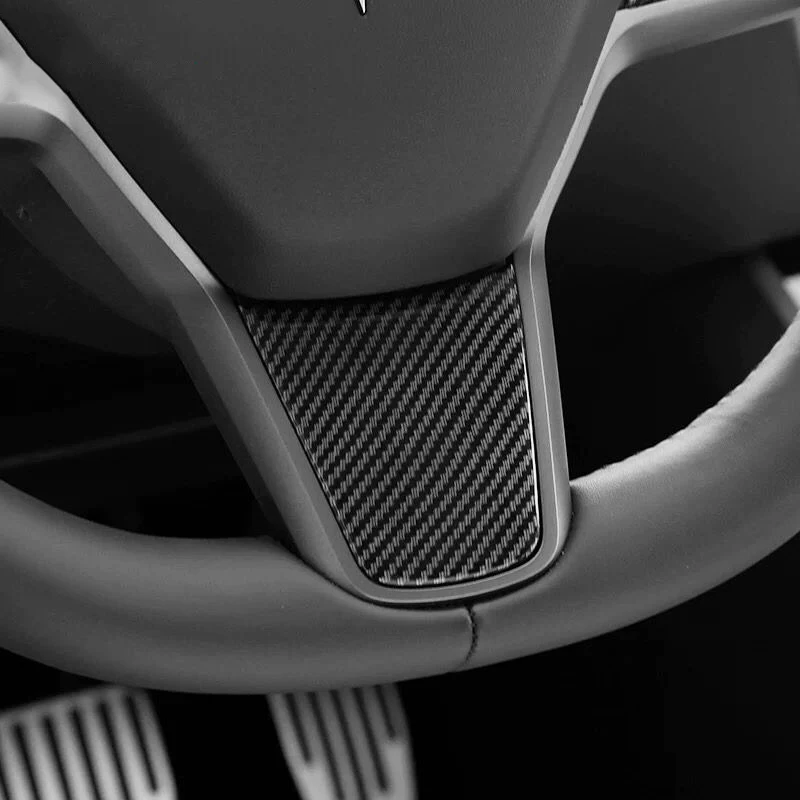 Автомобильный декоративный стикер для интерьера Tesla модель 3 Y рулевого колеса