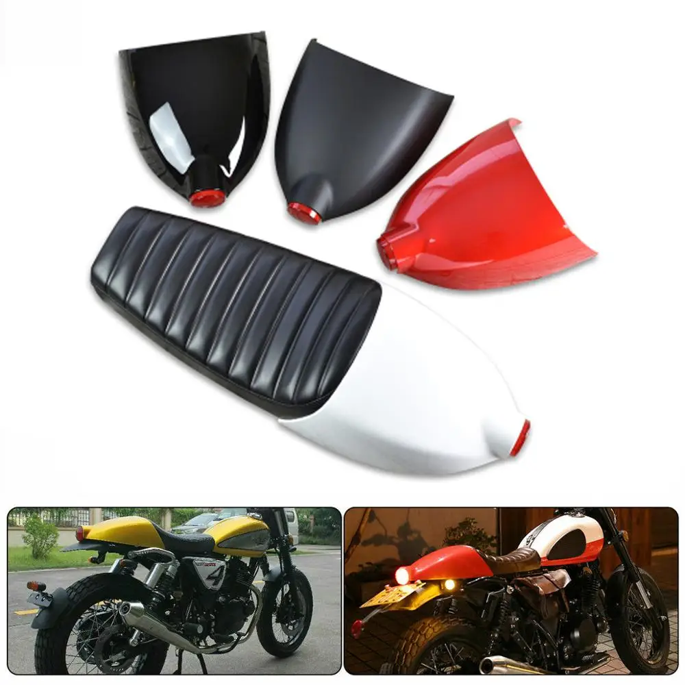 Винтажное сиденье для мотоцикла кафе Racer refit чехол задний фонарь Honda Suzuki Yamaha |