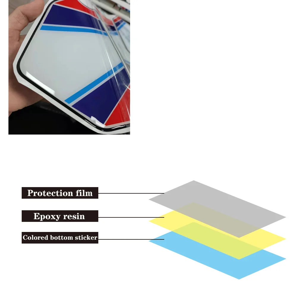 Защитная эпоксидная смола для мотоцикла наклейка на бак газовое колено тяга